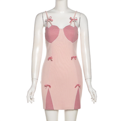 Heart Sweet Pastel Sexy Mini Dress MK18733 MK Kawaii Store