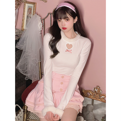 Heart Sweet Pastel Sexy Mini Dress MK18733 MK Kawaii Store