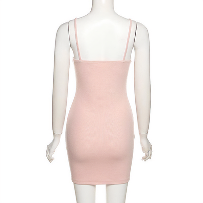 Heart Sweet Pastel Sexy Mini Dress MK18733 MK Kawaii Store