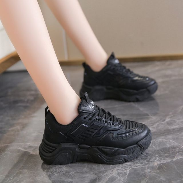 Chunky Lace-Up Sneakers BL15 MK Kawaii Store