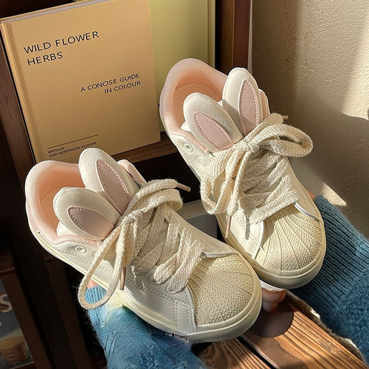 Bunny Rabbit Ear Sneakers Shoes - Heartzcore