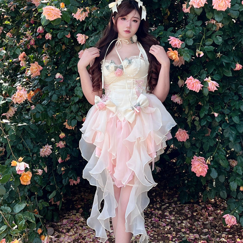 Sweet and Sexy Mature Pastel Princess Lolita Dress ON833 KawaiiMoriStore