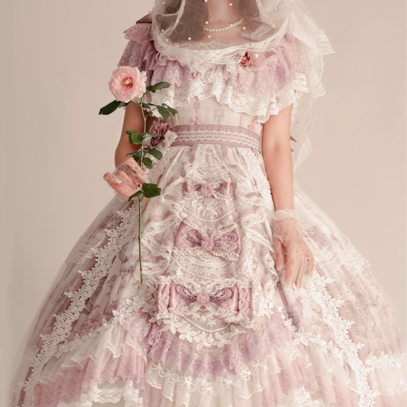 Fairyland Victorian Hime Lolita Pastel Purple Dress ON805