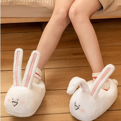 Long Ear Bunny Fluffy Slippers - Kimi MK Kawaii Store