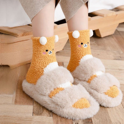 Forest Friend Animal Winter Socks MK18752 Susan