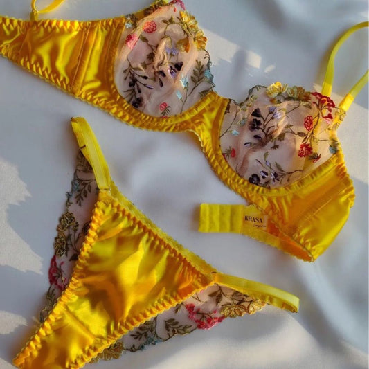 cute floral lingerie suit MK Kawaii Store