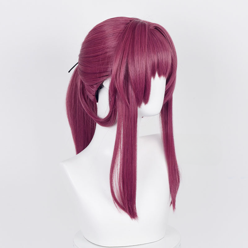 Honkai Star Rail Kafka Cherry Red Ponytail Cosplay Wig ON810 KawaiiMoriStore