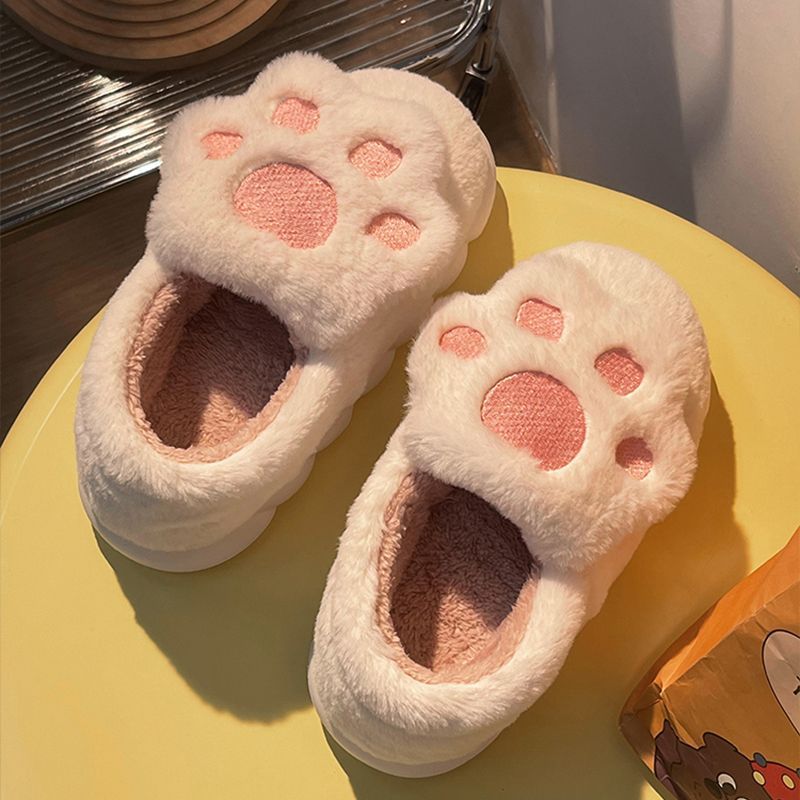 Cat Paw Cotton Slippers - Kimi Kimi