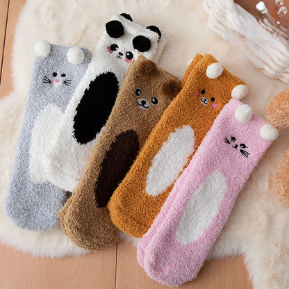 Forest Friend Animal Winter Socks MK18752 Susan