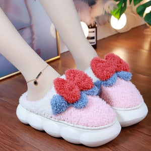 Kawaii Pastel Colors Cute Bow Slippers ON889 MK Kawaii Store