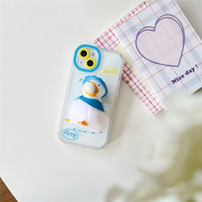 Cute Decompression Duckling Phone Case Susan