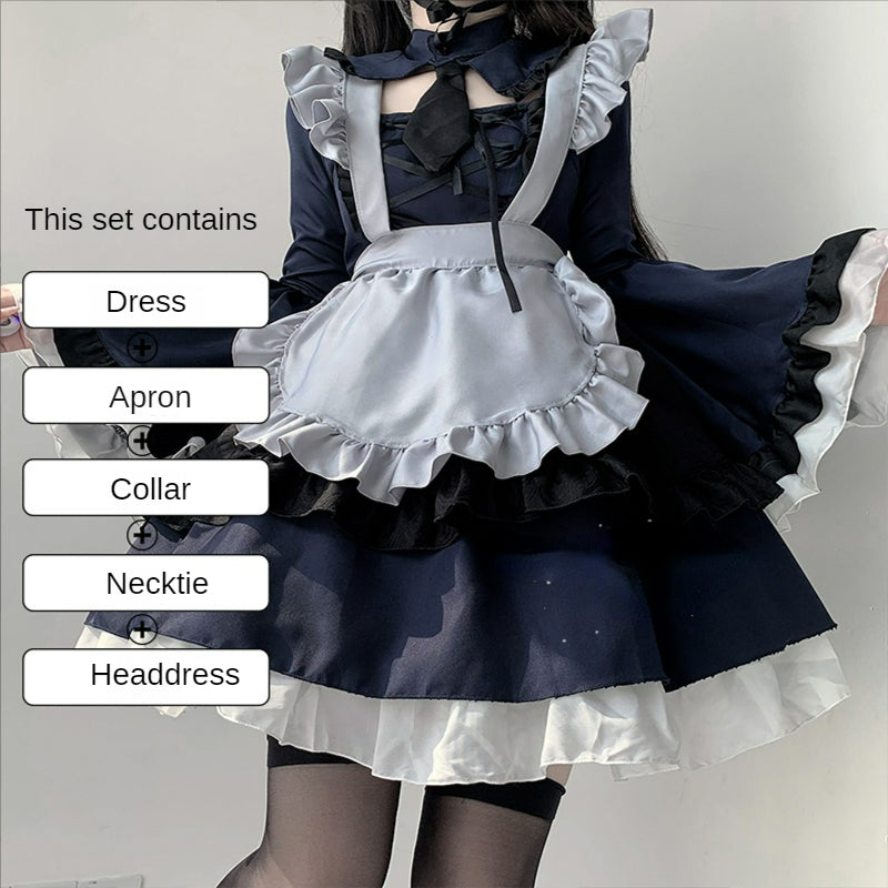 Cute Kitagawa Marin Dress-up Darling Maid Lolita Dress Cosplay ON657 MK Kawaii Store
