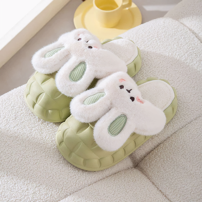 Bunny Waterproof Fluffy Winter Slippers MK18521 MK Kawaii Store