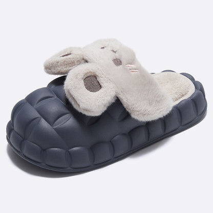 Bunny Waterproof Fluffy Winter Slippers MK18521 MK Kawaii Store