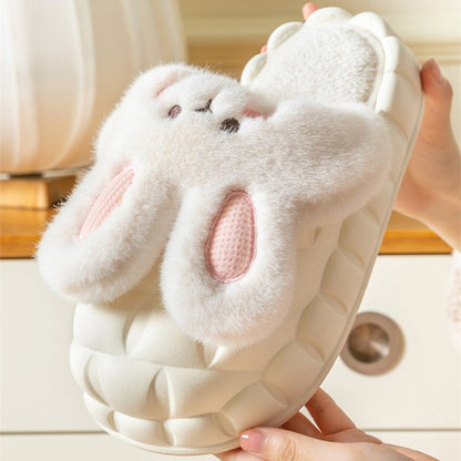 Bunny Waterproof Fluffy Winter Slippers MK18521 MK Kawaii Store