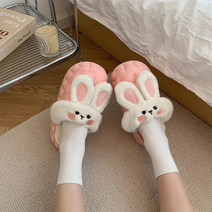 Bunny Waterproof Fluffy Winter Slippers MK18521 MK Kawaii Store