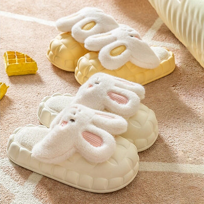 Bunny Waterproof Fluffy Winter Slippers MK18521 MK Kawaii Store