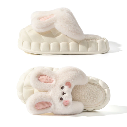 Bunny Waterproof Fluffy Winter Slippers MK18521 MK Kawaii Store