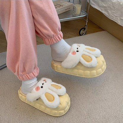 Bunny Waterproof Fluffy Winter Slippers MK18521 MK Kawaii Store