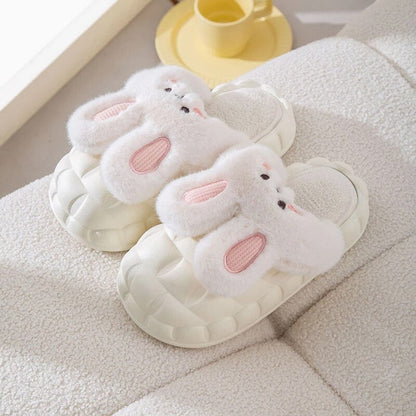 Bunny Waterproof Fluffy Winter Slippers MK18521 MK Kawaii Store