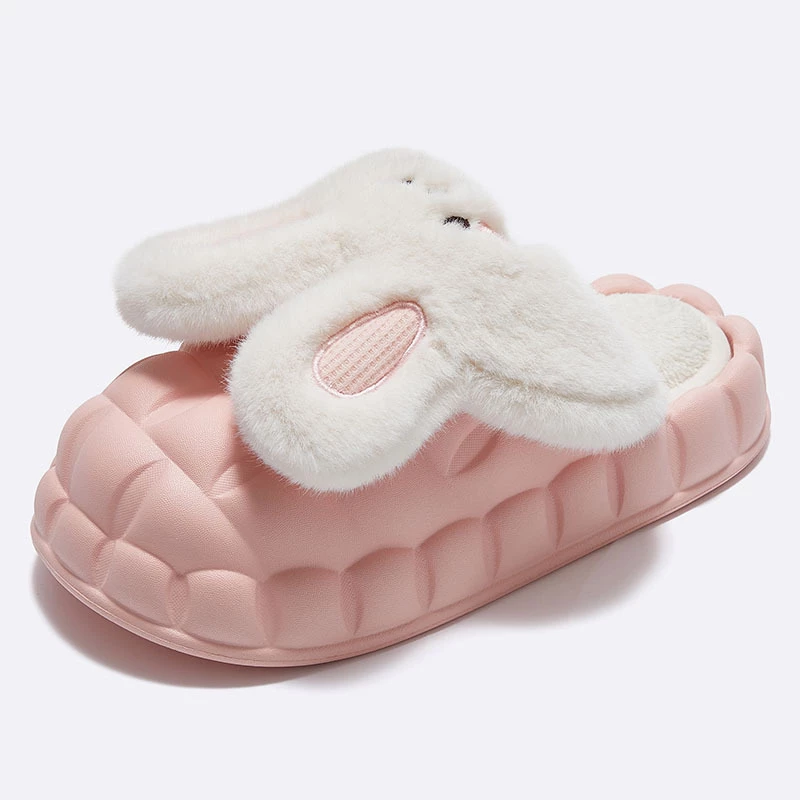 Bunny Waterproof Fluffy Winter Slippers MK18521 MK Kawaii Store