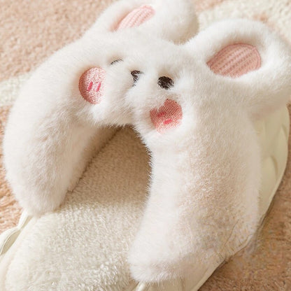 Bunny Waterproof Fluffy Winter Slippers MK18521 MK Kawaii Store