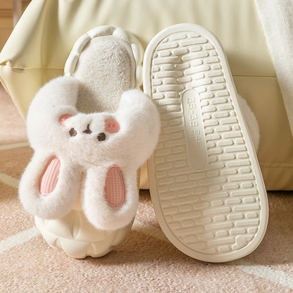 Bunny Waterproof Fluffy Winter Slippers MK18521 MK Kawaii Store