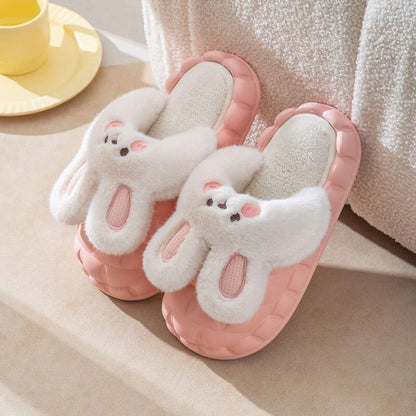 Bunny Waterproof Fluffy Winter Slippers MK18521 MK Kawaii Store