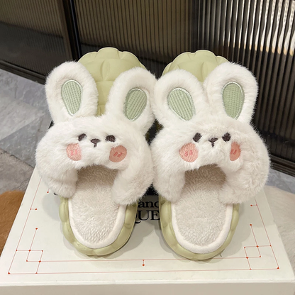 Bunny Waterproof Fluffy Winter Slippers MK18521 MK Kawaii Store