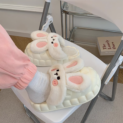 Bunny Waterproof Fluffy Winter Slippers MK18521 MK Kawaii Store