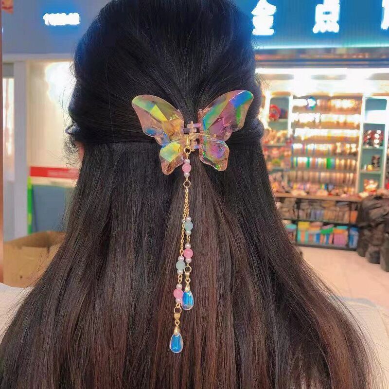 Crystal Butterfly Hair Clip MK18674
