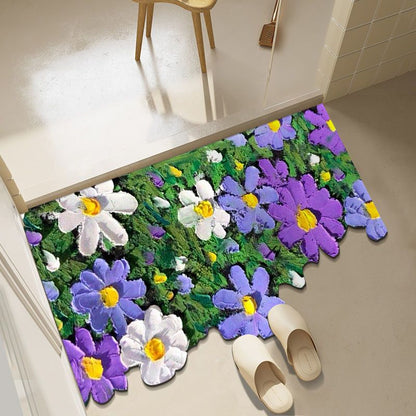 Diatom mud oil painting foot mat bathroom mat MK18671 MK Kawaii Store