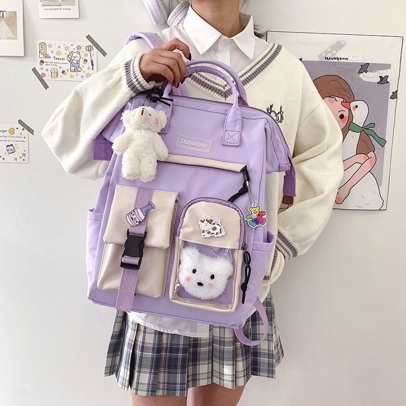 Preppy Candy Colors Backpack