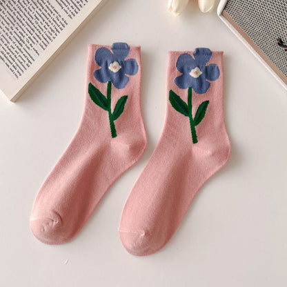 Flowers Candy Color Socks MK18879 Susan