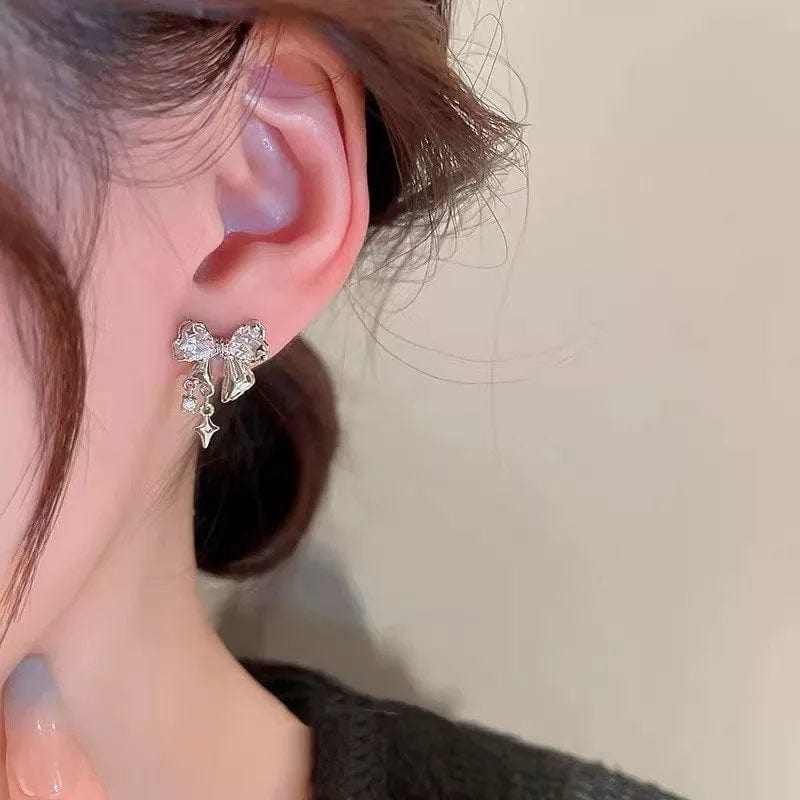 Crystal Bow Earrings MK18551