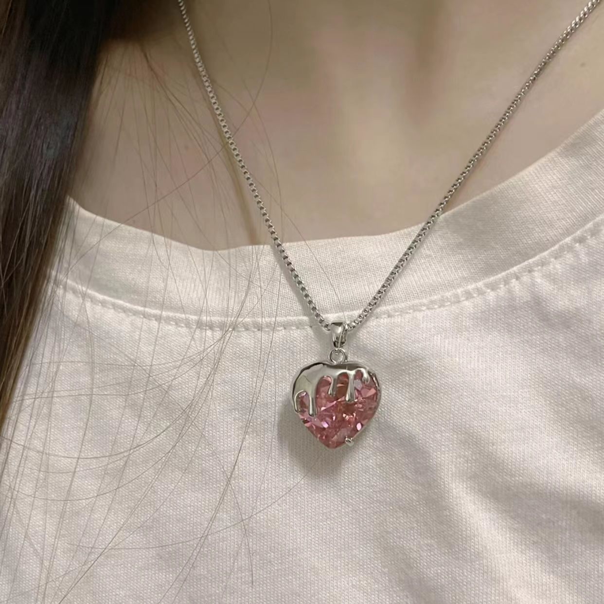 Strawberry Sweetheart Necklace Susan