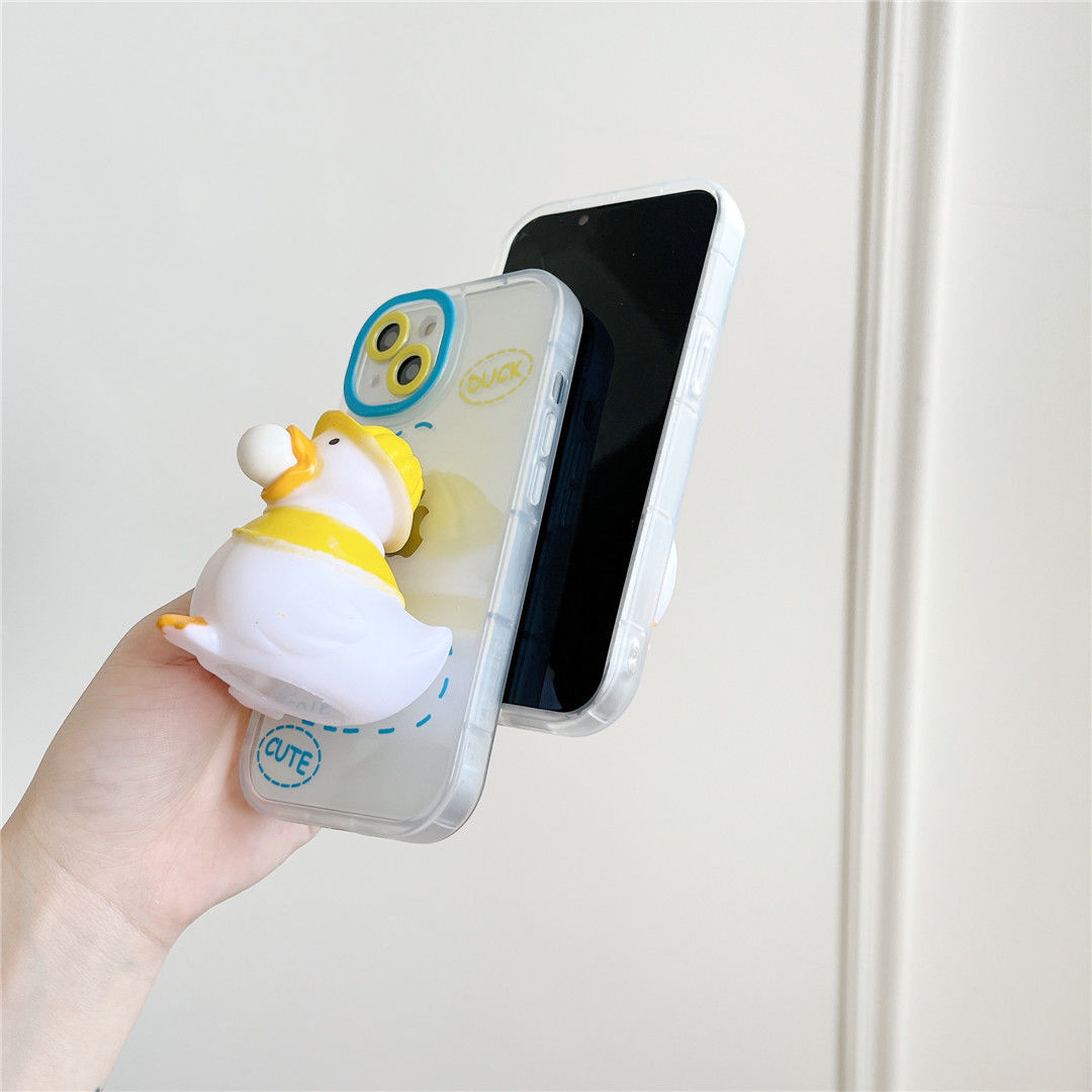 Cute Decompression Duckling Phone Case Susan