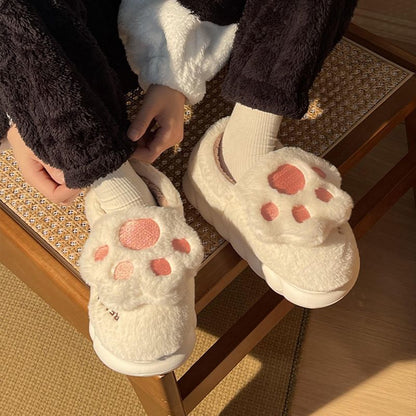 Cat Paw Cotton Slippers - Kimi Kimi