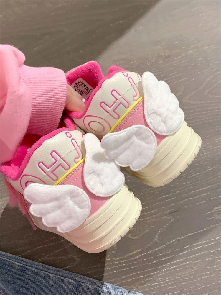 kawaii Angel Wings Sneakers Shoes - Kimi Kimi