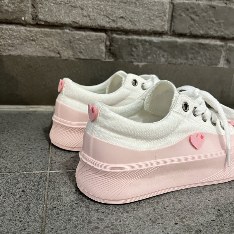 Love Cute Plush Canvas Shoes - Kimi MK Kawaii Store