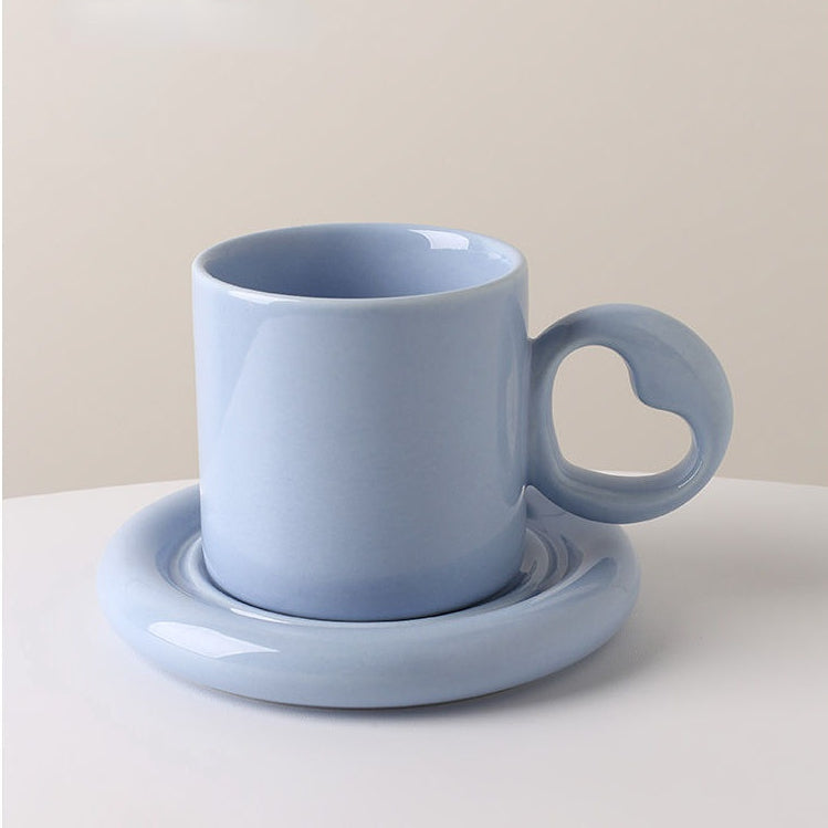 Heart-shaped Cup and Plate - Heartzcore Heartzcore
