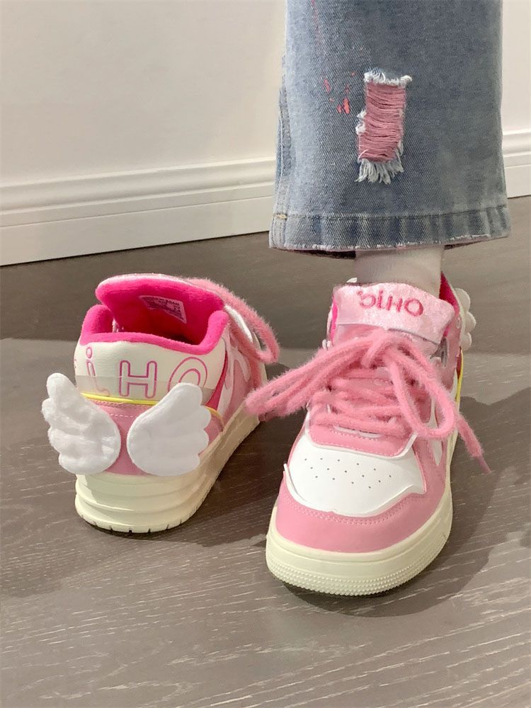 kawaii Angel Wings Sneakers Shoes - Kimi Kimi