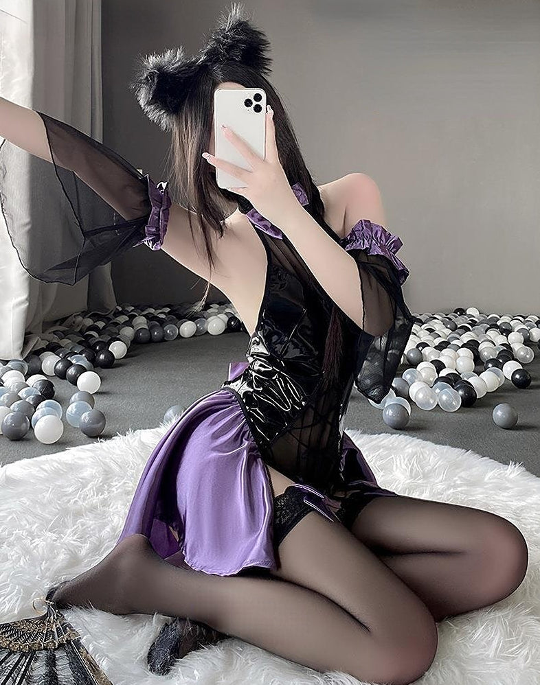 Dark Witch Jumpsuit Lingerie Susan