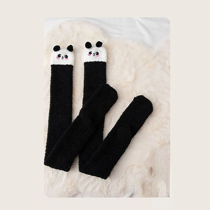 Fluffy Friends Animal Winter Long Socks MK18626 Susan