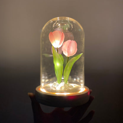 Tulip Flower Lamp Floral Lantern MK Kawaii Store