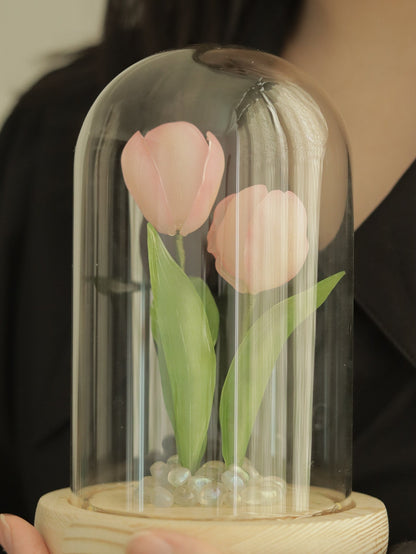 Tulip Flower Lamp Floral Lantern MK Kawaii Store