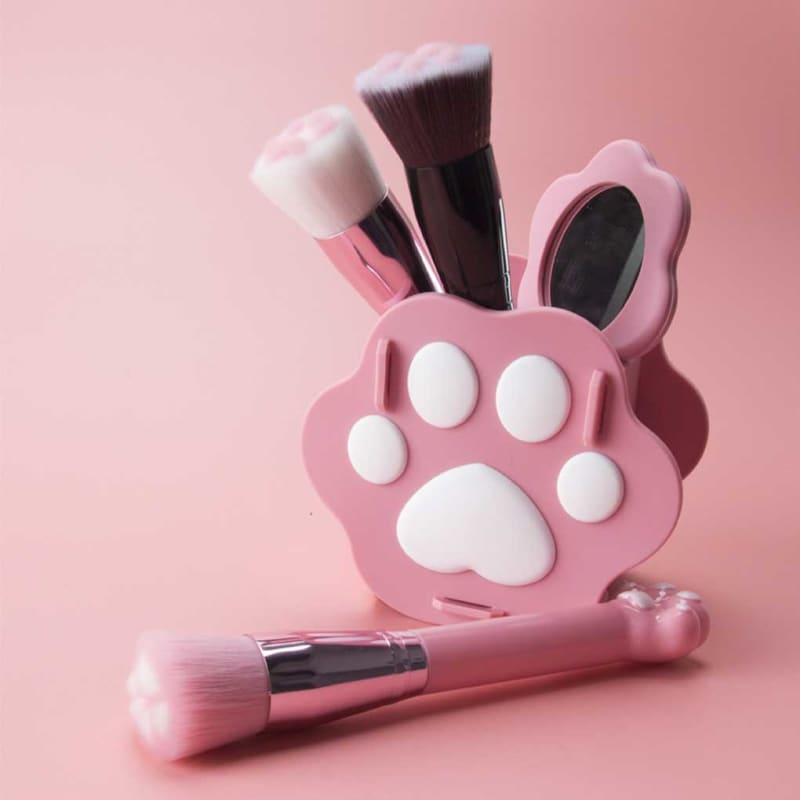 Kawaii Cat Paw Fluffy Makeup Brush ME65