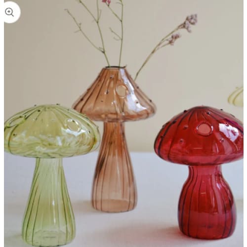Mushroom Glass Vase MK Kawaii Store