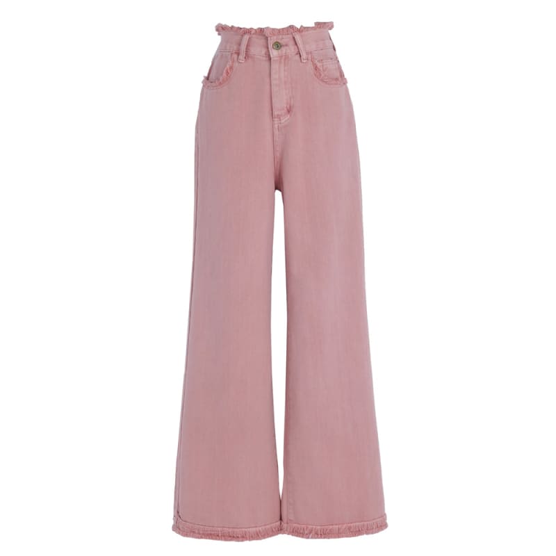 Y2K Style Baggy Long Pink Pants ON621 MK Kawaii Store