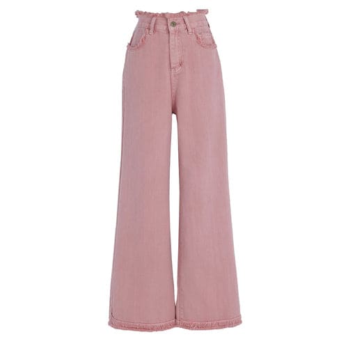Y2K Style Baggy Long Pink Pants ON621